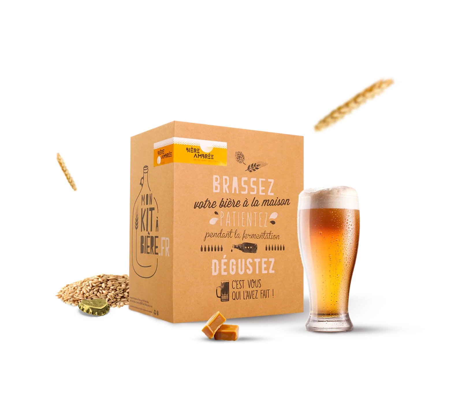 Kit intermédiaire de Brassage Artisanal Bière Ambrée 5 litres