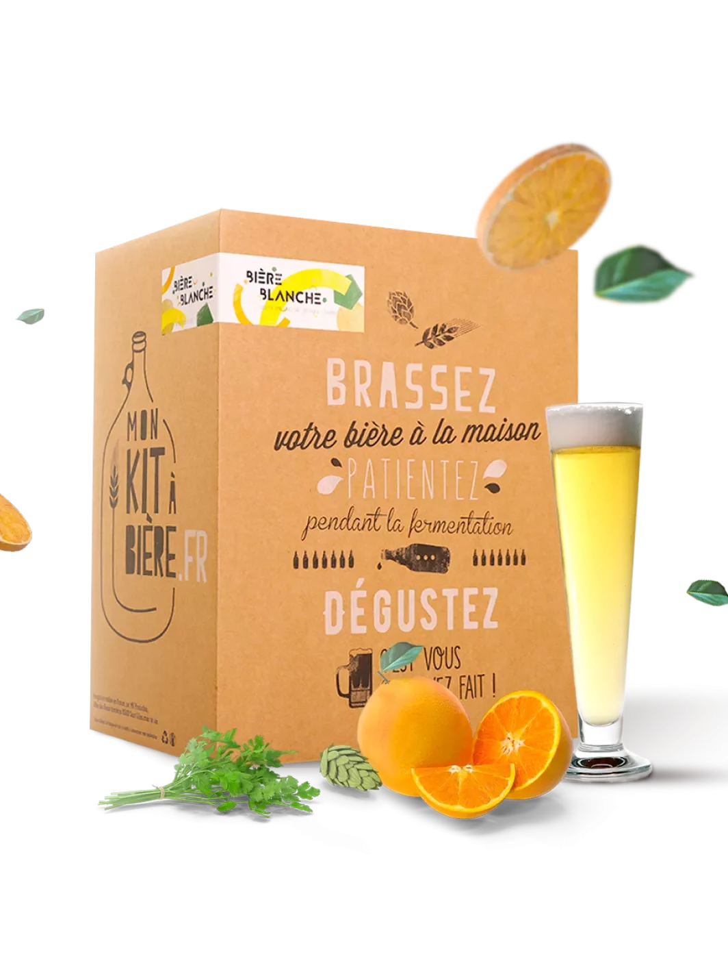 Kit complet de Brassage Artisanal Bière Blanche 5 litres