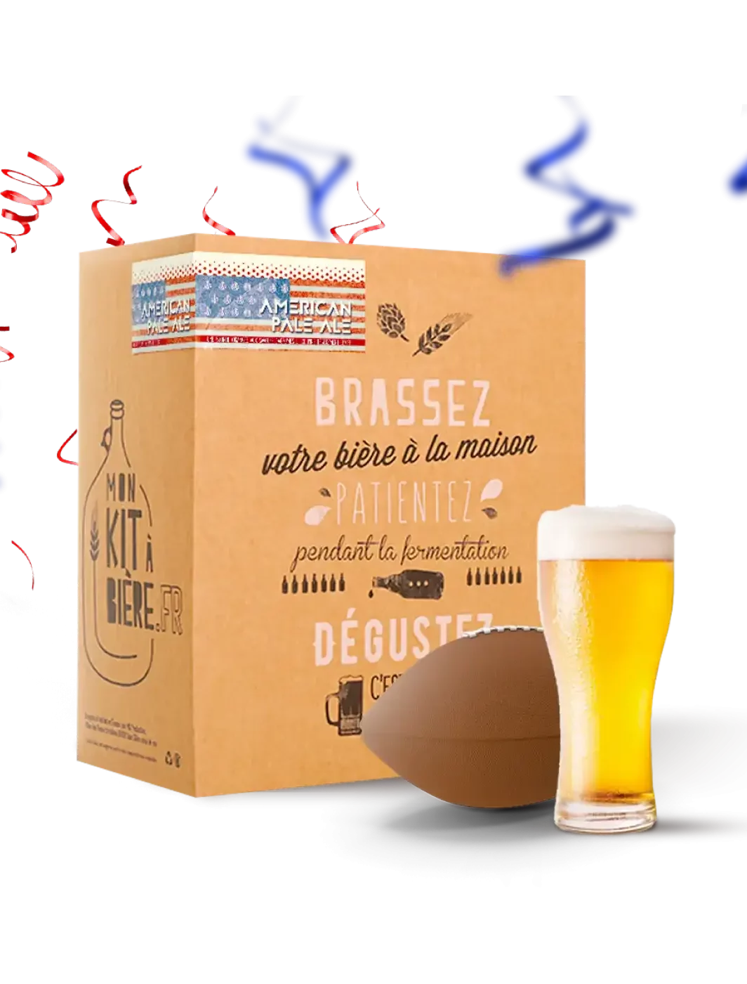 Pack de brassage Brew Monkey Beer - Bière blonde de luxe - Brasser votre  propre bière