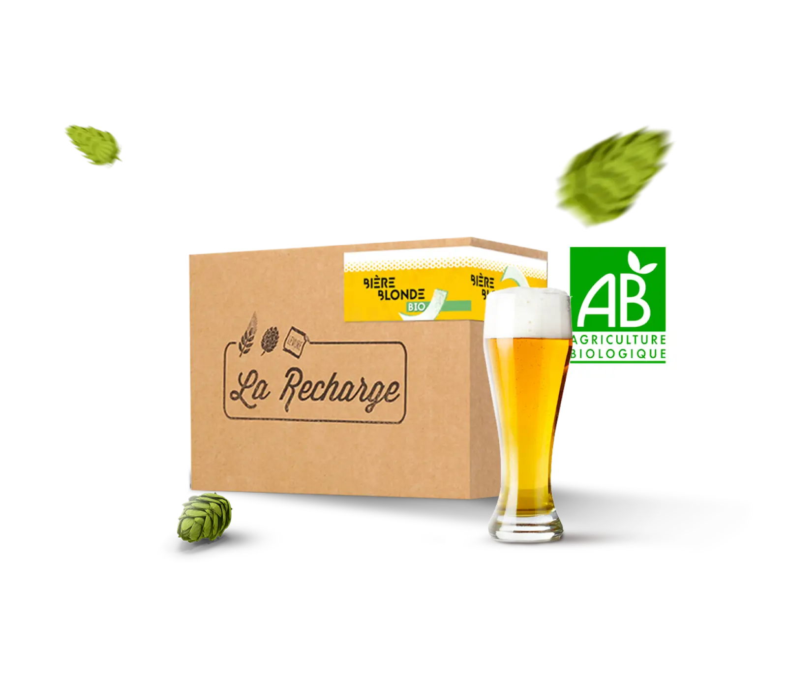 Recharge bière blonde BIO 5 litres