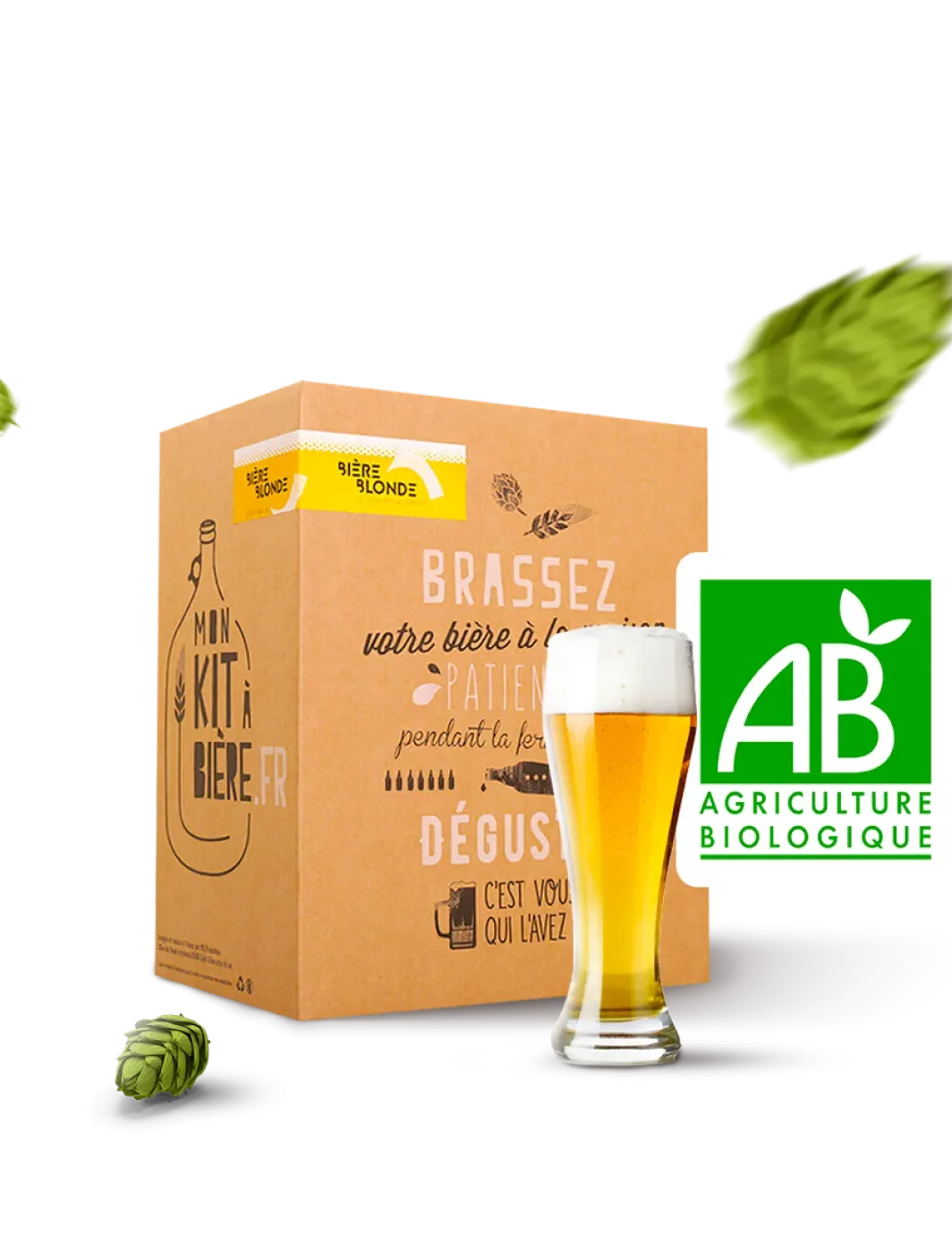 Kit intermédiaire de Brassage Artisanal Bière Blonde BIO 5 litres