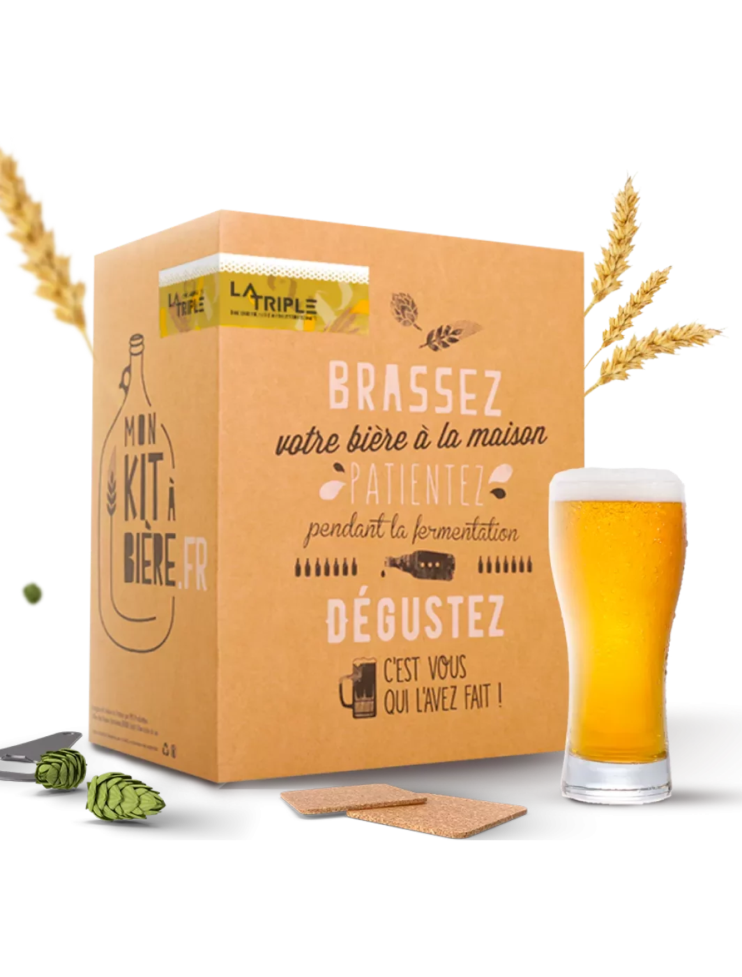 Kit complet de Brassage Artisanal Bière Triple 5 litres