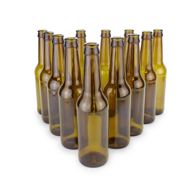 1/2 Mètre en bois pour 8 bouteilles de bières de 33 cl