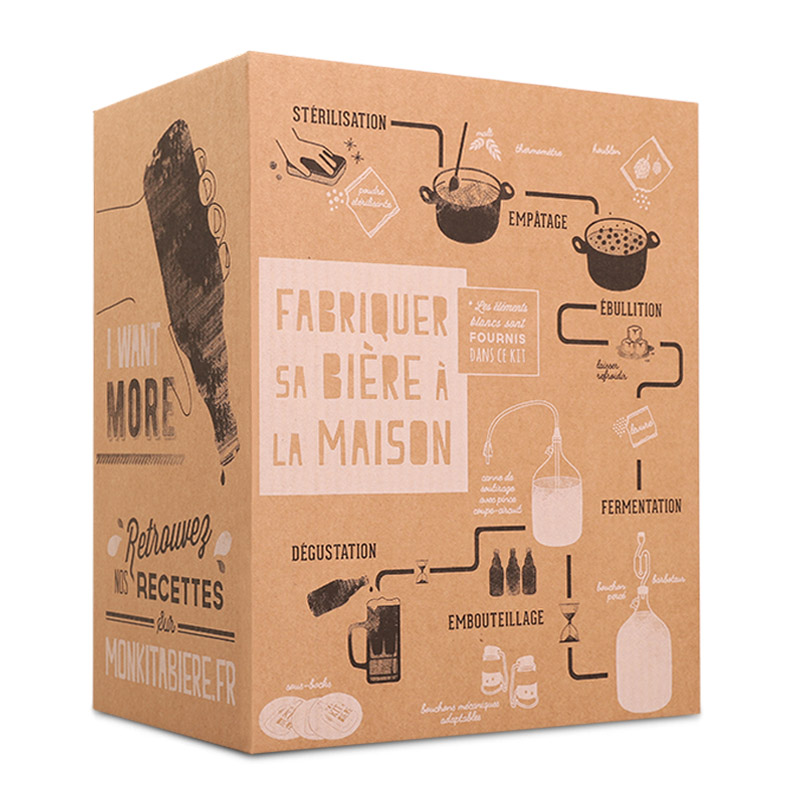 CARTE CADEAU POUR 1 KIT COMPLET AU CHOIX BRASSAGE ARTISANAL 5L - Mon Kit à  Bière - Kit de brassage pour réaliser une bonne bière maison