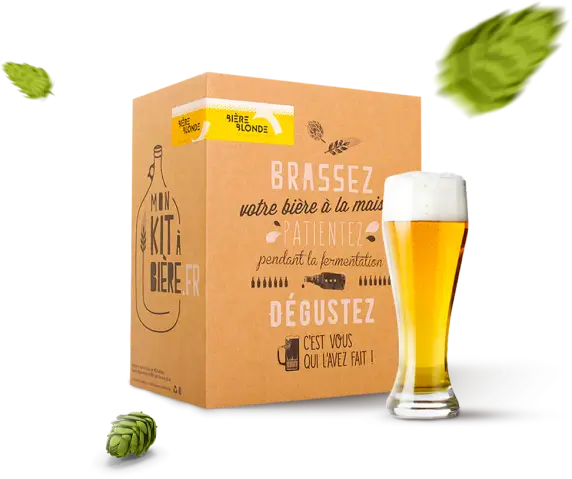 Kit complet de Brassage Artisanal Bière Blonde 5 litres - Mon Kit à Bière -  Kit de brassage pour réaliser une bonne bière maison