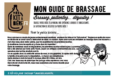 Mon kit à bière - Ambrée – Lesbieresetonnantes